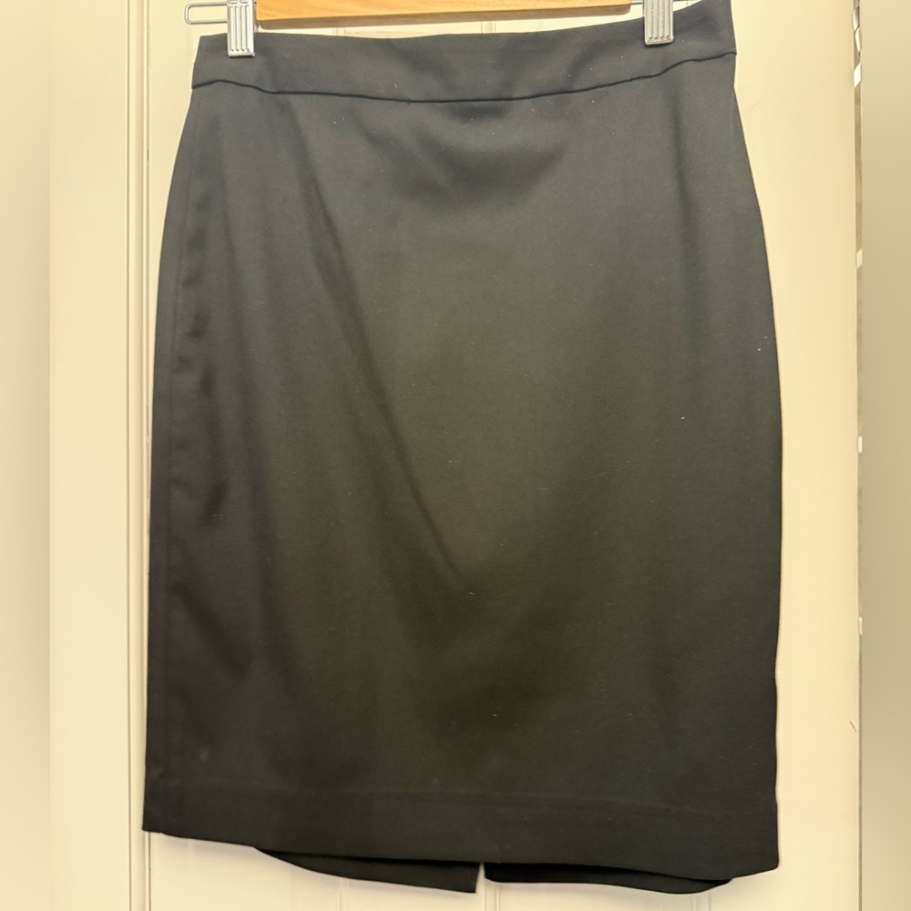 Banana Republic Black Pencil Skirt Knee-Length Work
